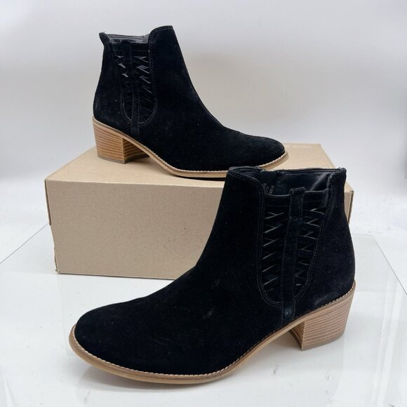 Paul Green Vienna Chelsea Ankle Boots Black Soft Suede US 9 UK 6.5 - $520 - Picture 2 of 13